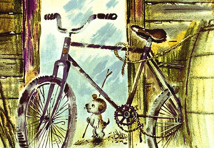 Старый велоиспед